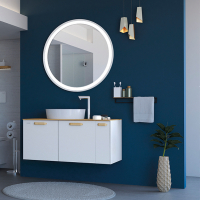 Зеркало Creavit Elata 85 ET1085.01.AN с подсветкой цвет Белый, купить, цена, заказать, магазин, доставка, скидка, промокод, купить, цена, заказать, магазин, доставка, скидка, промокод