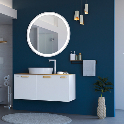 Зеркало Creavit Elata 85 ET1085.01.AN с подсветкой цвет Белый