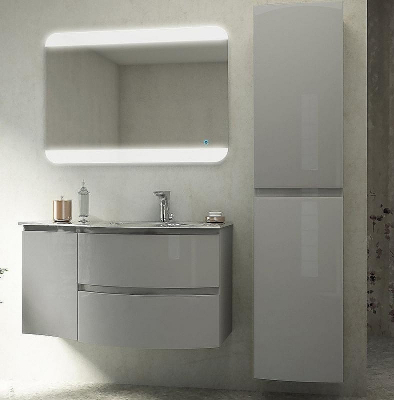 Тумба под раковину Cezares Vague 69 54854 подвесная Grigio lucido