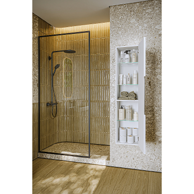 Шкаф пенал Aqwella Vancouver 35 VAN0535 подвесной цвет Белый