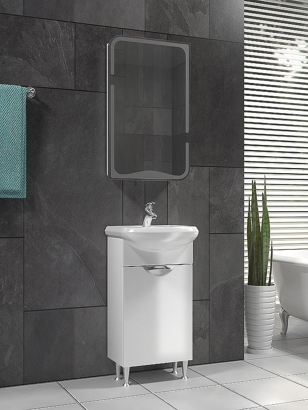 Тумба под раковину Vigo Callao 45 tn.CAL.UYU.45.1D Белая, купить, цена, заказать, магазин, доставка, скидка, промокод, купить, цена, заказать, магазин, доставка, скидка, промокод