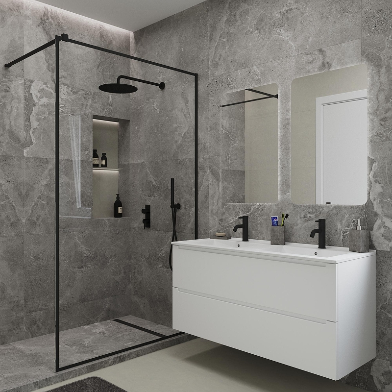 Тумба под раковину ЗОВ Дион 120 D120BM подвесная цвет Белый матовый, купить, цена, заказать, магазин, доставка, скидка, промокод, купить, цена, заказать, магазин, доставка, скидка, промокод