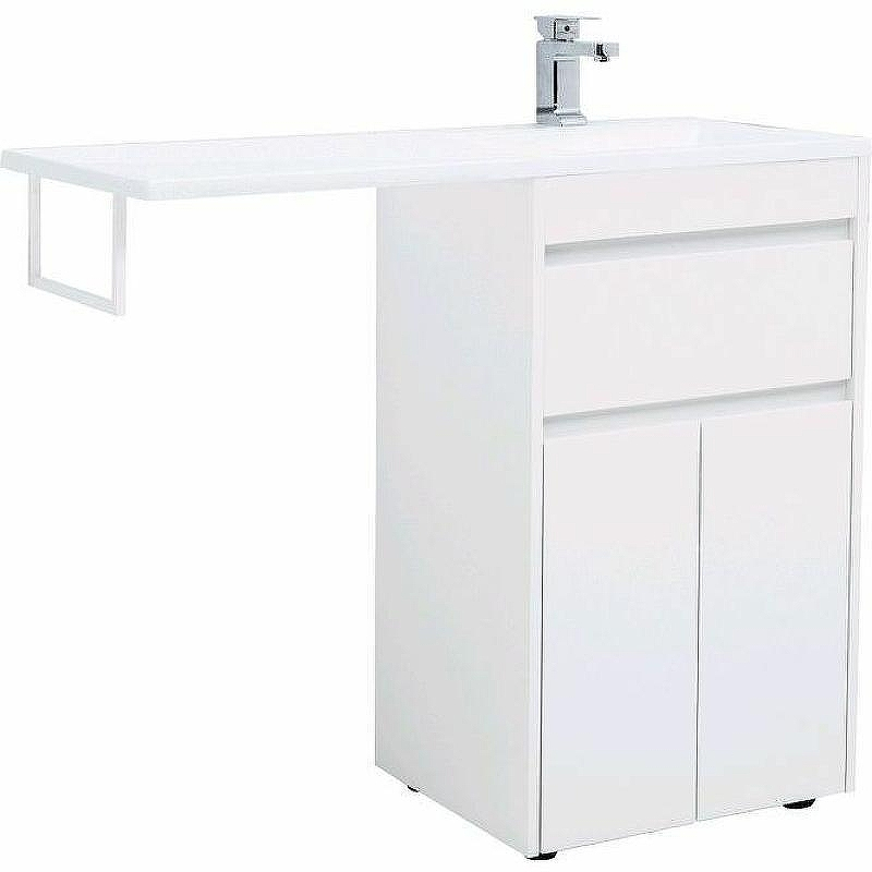 Тумба с раковиной Aquanet Токио 110 R 239207 Белая, купить, цена, заказать, магазин, доставка, скидка, промокод, купить, цена, заказать, магазин, доставка, скидка, промокод