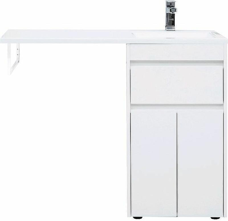 Тумба с раковиной Aquanet Токио 110 R 239207 Белая, купить, цена, заказать, магазин, доставка, скидка, промокод, купить, цена, заказать, магазин, доставка, скидка, промокод