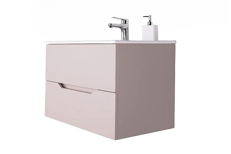 Тумба с раковиной Orange Line 100 Li-100TuL+Ra подвесная Латте матовый, купить, цена, заказать, магазин, доставка, скидка, промокод, купить, цена, заказать, магазин, доставка, скидка, промокод