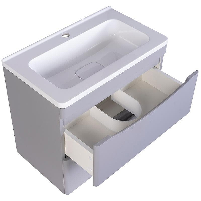 Тумба под раковину Style Line Бергамо 60 СС-00002317 подвесная Серая антискрейч, купить, цена, заказать, магазин, доставка, скидка, промокод, купить, цена, заказать, магазин, доставка, скидка, промокод