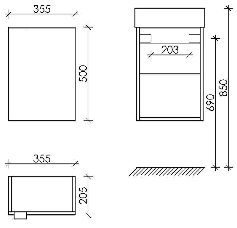 Тумба под раковину Sancos Mini 37 L MN35WL подвесная Белый глянец, купить, цена, заказать, магазин, доставка, скидка, промокод, купить, цена, заказать, магазин, доставка, скидка, промокод