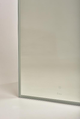 Зеркало Sintesi Kanto 70 SIN-SPEC-KANTO-CROMO-70 с подсветкой Хром матовый с сенсорным выключателем