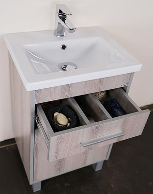 Тумба под раковину Onika Натали 50 Ясень шимо светлый