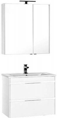 Тумба под раковину Aquanet Тулон 85 182724 подвесная Белая