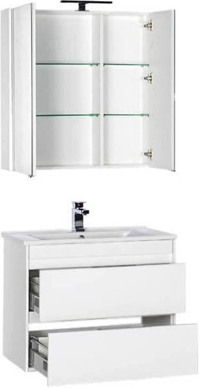 Тумба под раковину Aquanet Тулон 85 182724 подвесная Белая, купить, цена, заказать, магазин, доставка, скидка, промокод, купить, цена, заказать, магазин, доставка, скидка, промокод