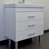 Тумба с раковиной Comforty Никосия 80Н 00-00011162 Белая глянцевая, купить, цена, заказать, магазин, доставка, скидка, промокод, купить, цена, заказать, магазин, доставка, скидка, промокод