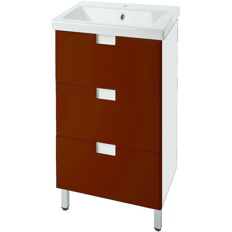 Тумба под раковину Bellezza Пегас 50 4630406140039 Красная Белая, купить, цена, заказать, магазин, доставка, скидка, промокод, купить, цена, заказать, магазин, доставка, скидка, промокод