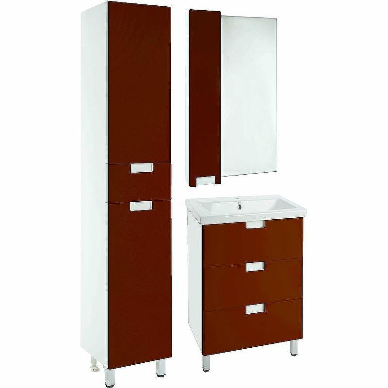 Тумба под раковину Bellezza Пегас 50 4630406140039 Красная Белая, купить, цена, заказать, магазин, доставка, скидка, промокод, купить, цена, заказать, магазин, доставка, скидка, промокод