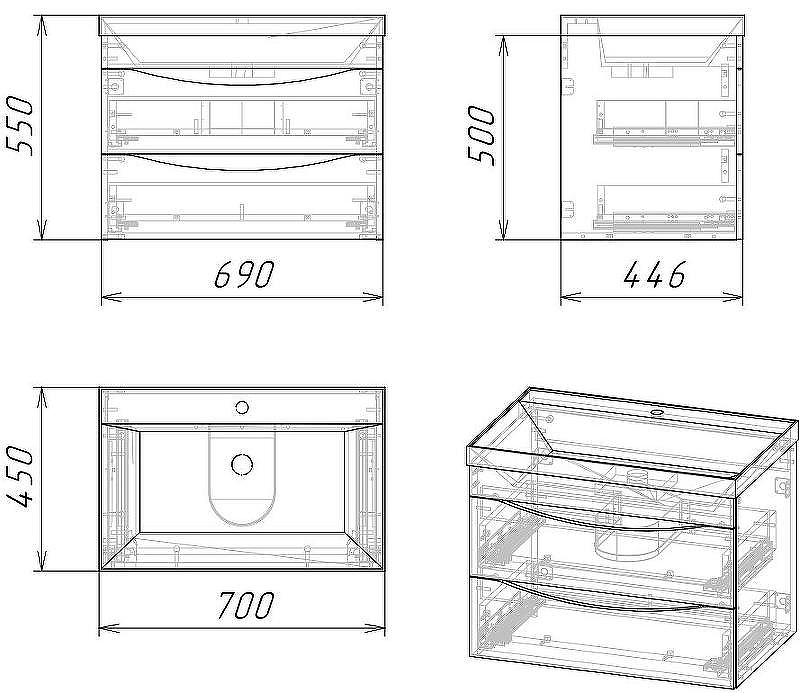 Тумба под раковину Grossman Талис 70 107010 подвесная Бетон пайн Серая, купить, цена, заказать, магазин, доставка, скидка, промокод, купить, цена, заказать, магазин, доставка, скидка, промокод