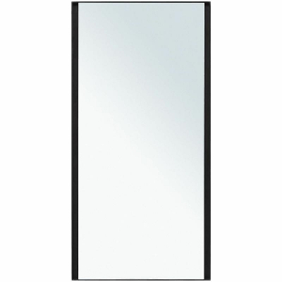 Зеркало Allen Brau Infinity 50 1.21021.BL с подсветкой Черное с сенсорным выключателем