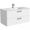 Тумба с раковиной Iddis Brick 100 подвесная Белая, купить, цена, заказать, магазин, доставка, скидка, промокод, купить, цена, заказать, магазин, доставка, скидка, промокод