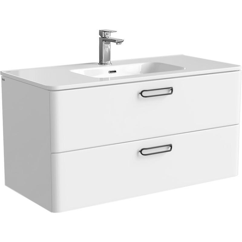 Тумба с раковиной Iddis Brick 100 подвесная Белая, купить, цена, заказать, магазин, доставка, скидка, промокод, купить, цена, заказать, магазин, доставка, скидка, промокод