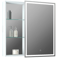 Зеркальный шкаф Континент Aperio LED 80 R МВК007 с подсветкой Белый, купить, цена, заказать, магазин, доставка, скидка, промокод, купить, цена, заказать, магазин, доставка, скидка, промокод