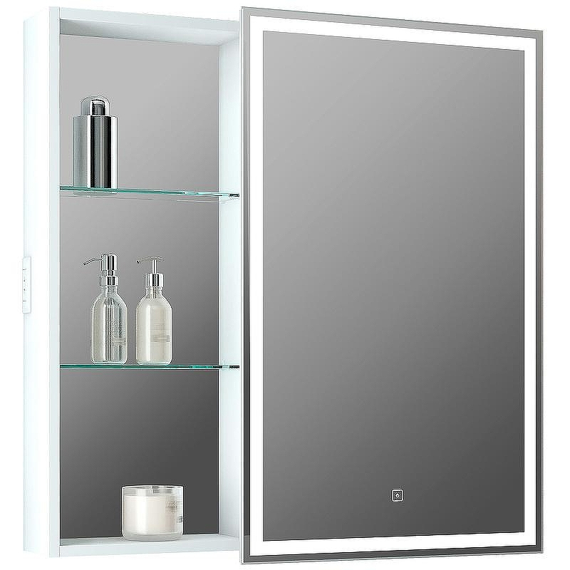 Зеркальный шкаф Континент Aperio LED 80 R МВК007 с подсветкой Белый, купить, цена, заказать, магазин, доставка, скидка, промокод, купить, цена, заказать, магазин, доставка, скидка, промокод