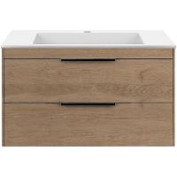 Тумба под раковину Vincea Chiara 2D 80 VMC-2C2800NO подвесная N.Oak, купить, цена, заказать, магазин, доставка, скидка, промокод, купить, цена, заказать, магазин, доставка, скидка, промокод