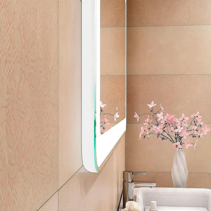 Зеркало Континент Velvette 800x700 ЗЛП1148 с подсветкой с сенсорным выключателем, купить, цена, заказать, магазин, доставка, скидка, промокод, купить, цена, заказать, магазин, доставка, скидка, промокод