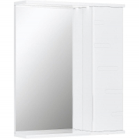 Зеркало со шкафом Volna Joli 60 R zsJOLI60.R-01 с подсветкой Белое, купить, цена, заказать, магазин, доставка, скидка, промокод, купить, цена, заказать, магазин, доставка, скидка, промокод