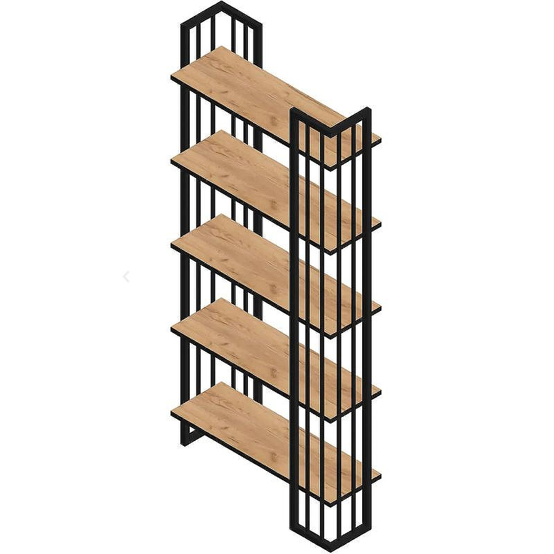 Стеллаж Sanflor Тетрис 1500 69 С20867 Дуб крафт золотой Черный муар, купить, цена, заказать, магазин, доставка, скидка, промокод, купить, цена, заказать, магазин, доставка, скидка, промокод