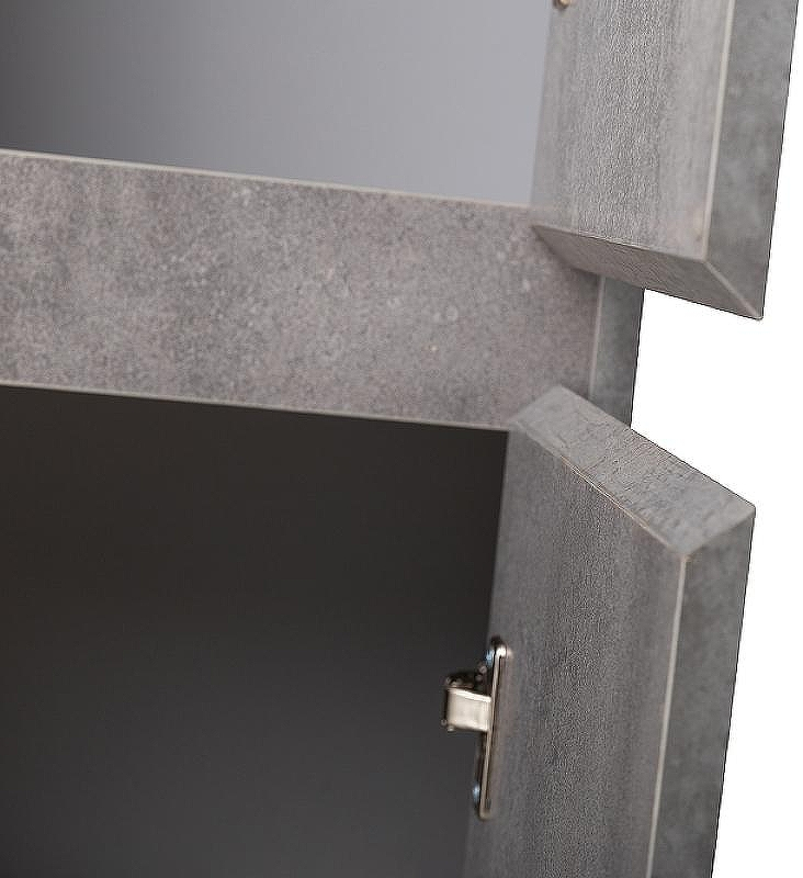 Шкаф пенал BelBagno Kraft 33 R KRAFT-1600-2A-SC-CG-R подвесной Cemento Grigio, купить, цена, заказать, магазин, доставка, скидка, промокод, купить, цена, заказать, магазин, доставка, скидка, промокод