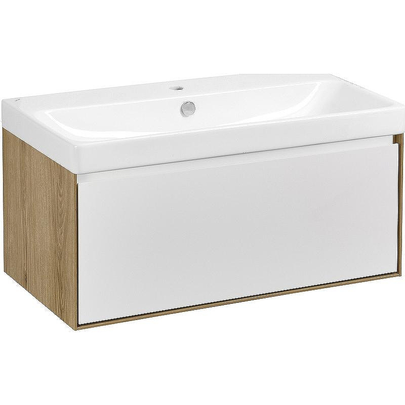 Тумба под раковину Aquaton Либерти 90 1A279901LYC70 подвесная Дуб эльвезия Белая, купить, цена, заказать, магазин, доставка, скидка, промокод, купить, цена, заказать, магазин, доставка, скидка, промокод