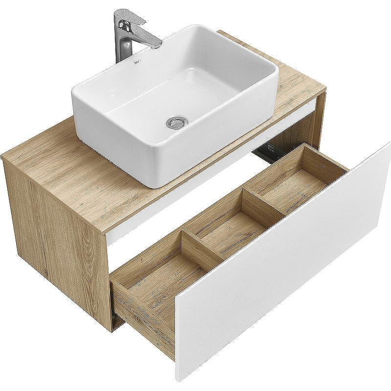 Тумба под раковину Aquaton Либерти 90 1A279901LYC70 подвесная Дуб эльвезия Белая, купить, цена, заказать, магазин, доставка, скидка, промокод, купить, цена, заказать, магазин, доставка, скидка, промокод