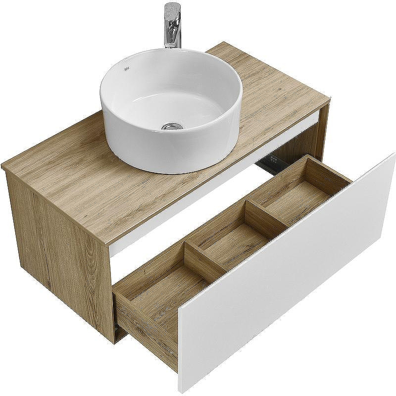 Тумба под раковину Aquaton Либерти 90 1A279901LYC70 подвесная Дуб эльвезия Белая, купить, цена, заказать, магазин, доставка, скидка, промокод, купить, цена, заказать, магазин, доставка, скидка, промокод