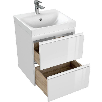 Тумба под раковину Cersanit Moduo 50 64139 подвесная Белая