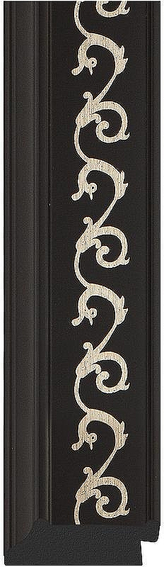 Зеркало Evoform Exclusive Floor 199х80 BY 6108 с фацетом в багетной раме - Черный ардеко 81, купить, цена, заказать, магазин, доставка, скидка, промокод, купить, цена, заказать, магазин, доставка, скидка, промокод