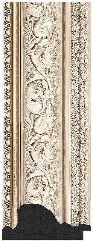 Зеркало Evoform Exclusive Floor 205х115 BY 6176 с фацетом в багетной раме - Виньетка серебро 109, купить, цена, заказать, магазин, доставка, скидка, промокод, купить, цена, заказать, магазин, доставка, скидка, промокод