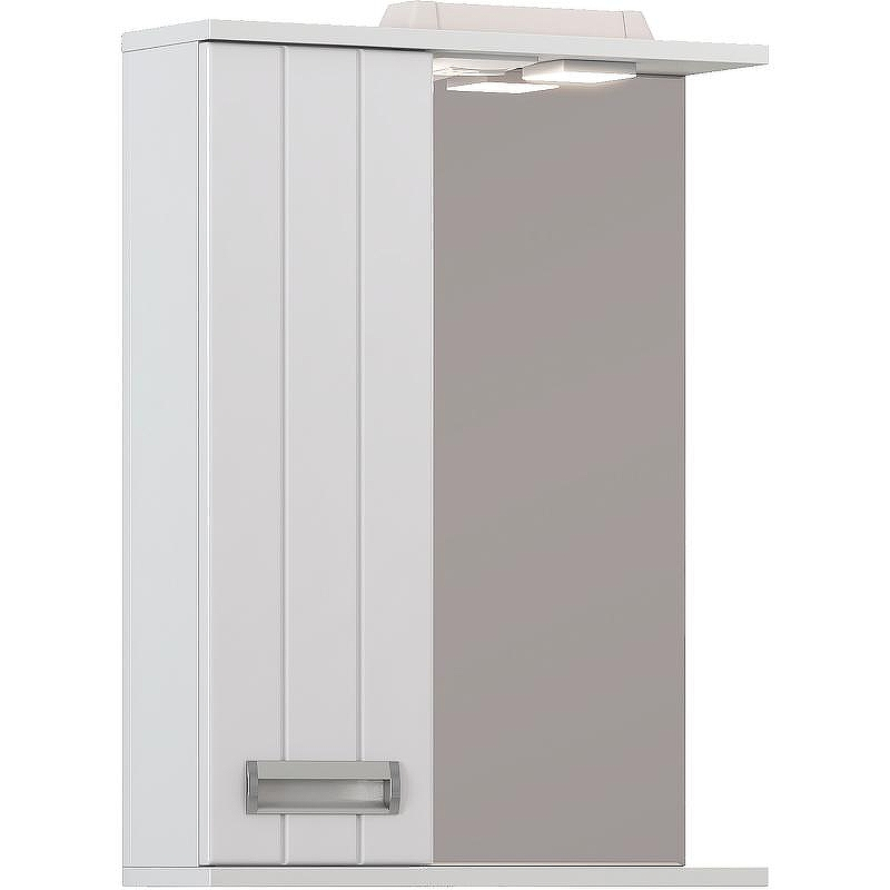 Зеркало со шкафом Vigo Diana 50 L z.DIA.50.L.El с подсветкой Белое, купить, цена, заказать, магазин, доставка, скидка, промокод, купить, цена, заказать, магазин, доставка, скидка, промокод