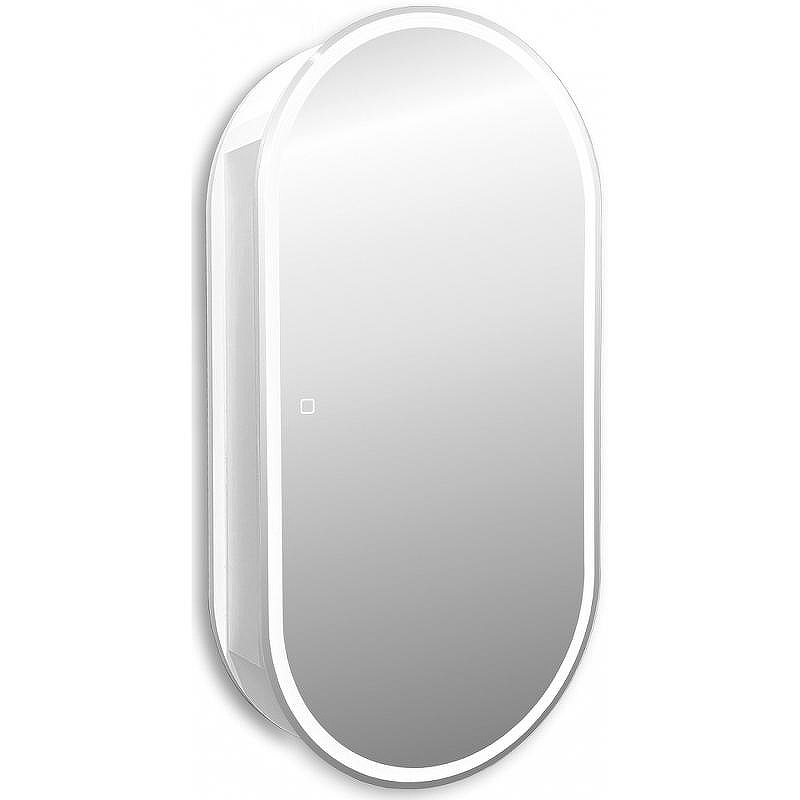 Зеркальный шкаф Abber Kontur 50 AG6339S с подсветкой Белый, купить, цена, заказать, магазин, доставка, скидка, промокод, купить, цена, заказать, магазин, доставка, скидка, промокод