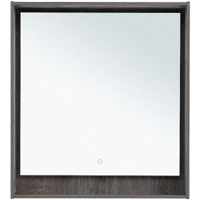 Зеркало Aquanet Милан 80 336395 с подсветкой Дуб рошелье с сенсорным выключателем