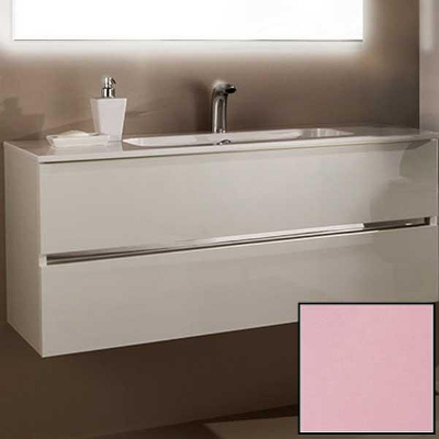 Тумба с раковиной SanVit Кубэ-2 60 kkube2060 в цвете Ral подвесная Розовый глянец