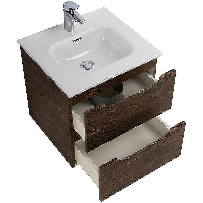 Тумба под раковину BelBagno Etna 50 ETNA-500-2C-SO-RW подвесная Rovere Moro, купить, цена, заказать, магазин, доставка, скидка, промокод, купить, цена, заказать, магазин, доставка, скидка, промокод