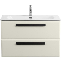 Тумба под раковину Cezares Eco-Cer-N 80 ECO-CER-N-800-2C-SO-AS-P подвесная Альпака брашированная без ручек, купить, цена, заказать, магазин, доставка, скидка, промокод, купить, цена, заказать, магазин, доставка, скидка, промокод