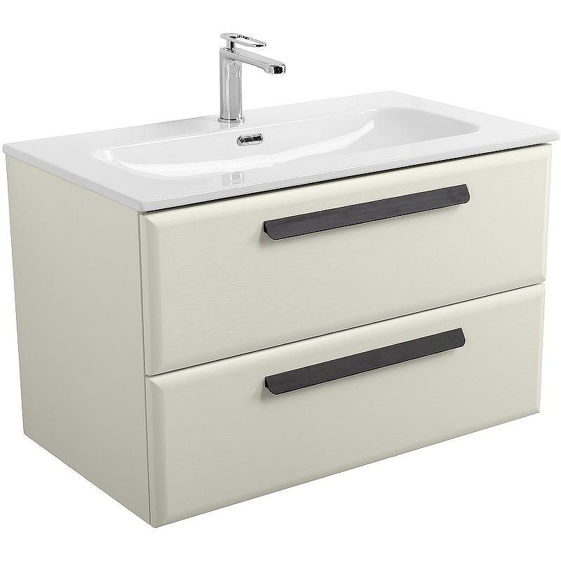 Тумба под раковину Cezares Eco-Cer-N 80 ECO-CER-N-800-2C-SO-AS-P подвесная Альпака брашированная без ручек, купить, цена, заказать, магазин, доставка, скидка, промокод, купить, цена, заказать, магазин, доставка, скидка, промокод