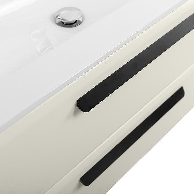 Тумба под раковину Cezares Eco-Cer-N 80 ECO-CER-N-800-2C-SO-AS-P подвесная Альпака брашированная без ручек, купить, цена, заказать, магазин, доставка, скидка, промокод, купить, цена, заказать, магазин, доставка, скидка, промокод