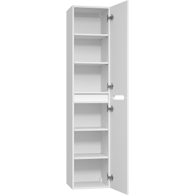 Шкаф пенал Misty Роял 35 П-Роя-01035-011П подвесной Белый матовый