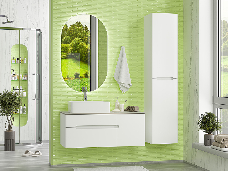 Шкаф пенал Misty Роял 35 П-Роя-01035-011П подвесной Белый матовый, купить, цена, заказать, магазин, доставка, скидка, промокод, купить, цена, заказать, магазин, доставка, скидка, промокод