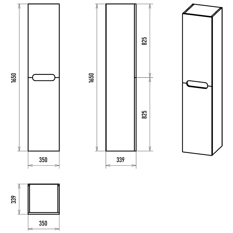 Шкаф пенал Misty Роял 35 П-Роя-01035-011П подвесной Белый матовый, купить, цена, заказать, магазин, доставка, скидка, промокод, купить, цена, заказать, магазин, доставка, скидка, промокод