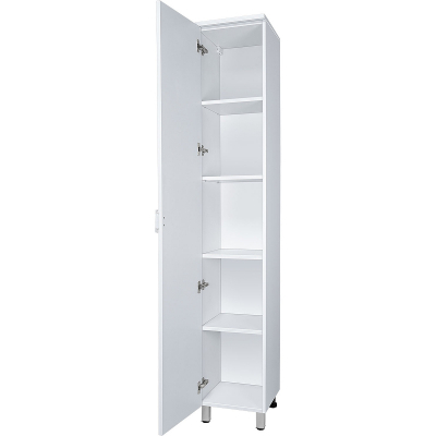 Шкаф пенал Misty Дива 35 L П-Див05035-013ПрЛ Белый