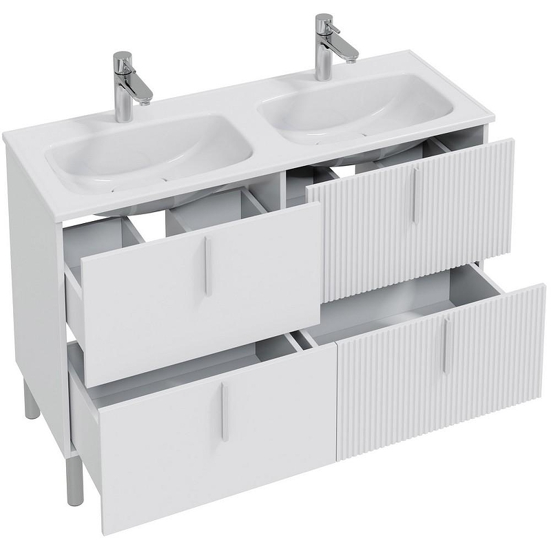 Тумба под раковину СанТа Вега 120 700451 Белая, купить, цена, заказать, магазин, доставка, скидка, промокод, купить, цена, заказать, магазин, доставка, скидка, промокод