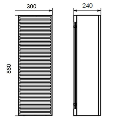 Подвесной шкаф Comforty Геленджик 30 00-00017848 Белый матовый