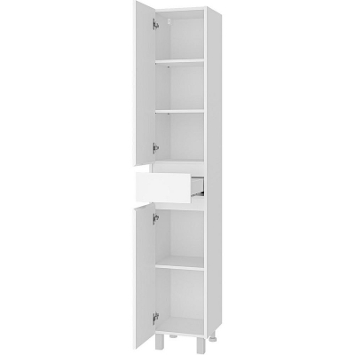 Шкаф пенал Misty Алиса 35 L Э-Али0501-01Л Белый